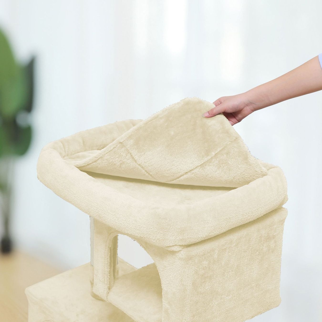 Katzenbaum - Kratzbaum: FEANDREA Kratzbaum 84 cm beige – Neu und originalverpackt aus Bottighofen von zaap 7