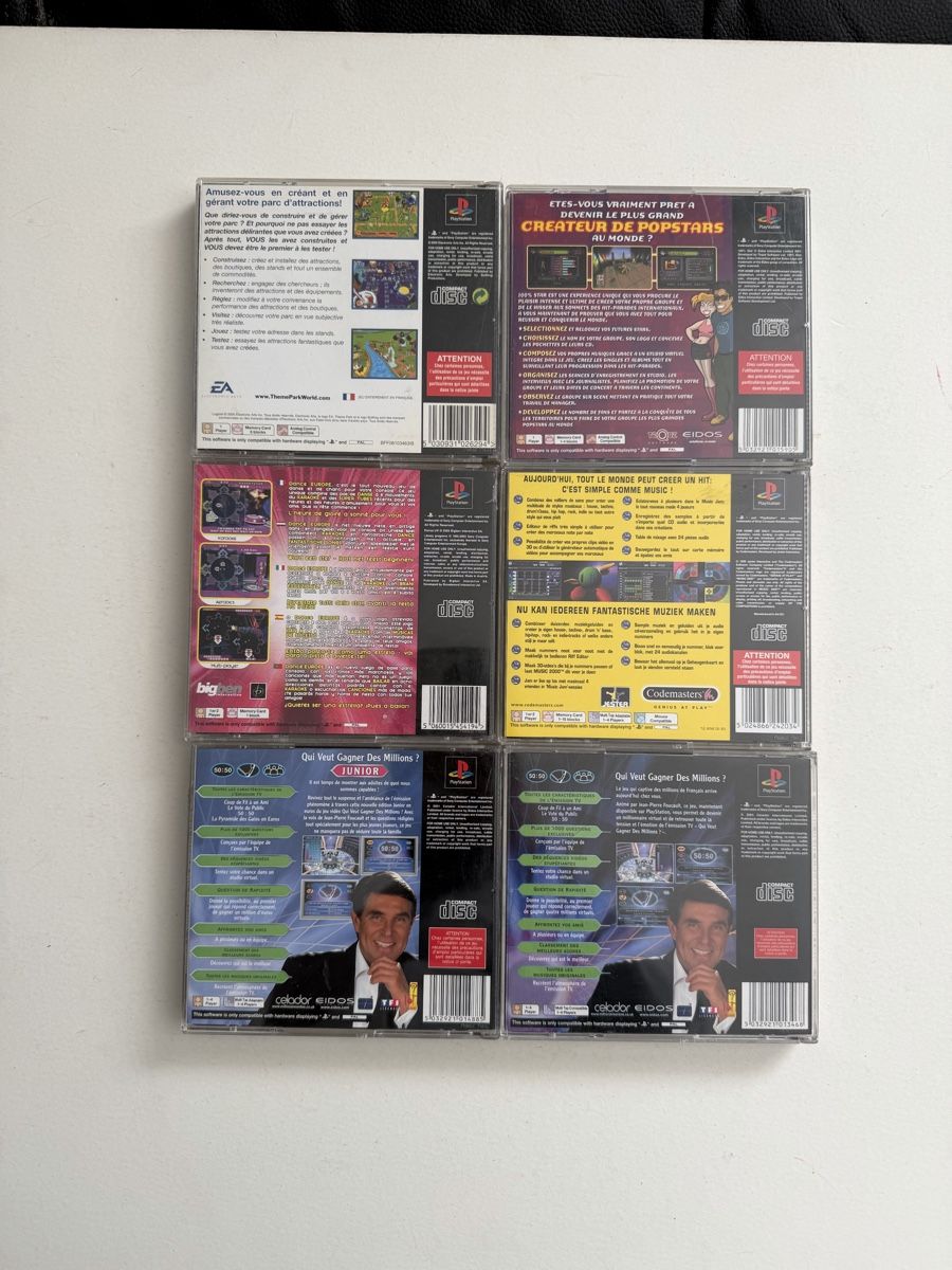 Spiele: Lot 6 jeux PlayStation 1 – Gebraucht aus Genève von sho_67qj 1