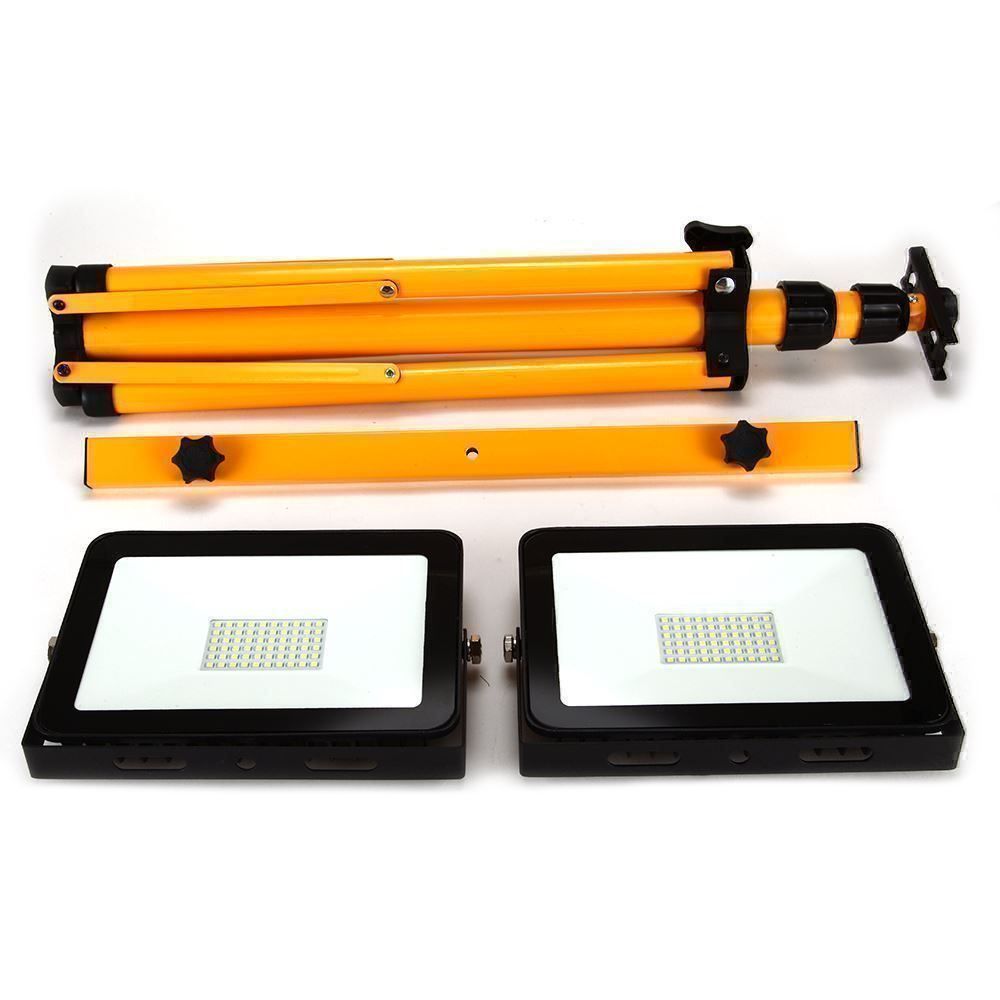 Lampade: LED Arbeitslicht Flutlicht mit Stativ – Nuovo (secondo la descrizione) da Thun venduto da Newnewshop 6