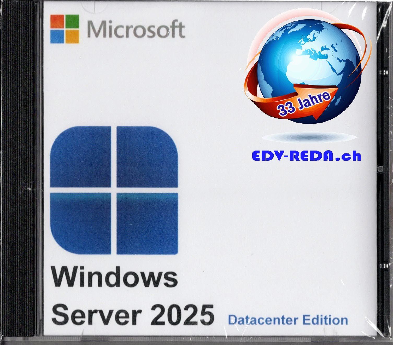Software: Windows Server 2025 Datacenter 32 CPU-Kerne und 50 CALs – Nuovo (secondo la descrizione) da Langenthal venduto da Reda 1