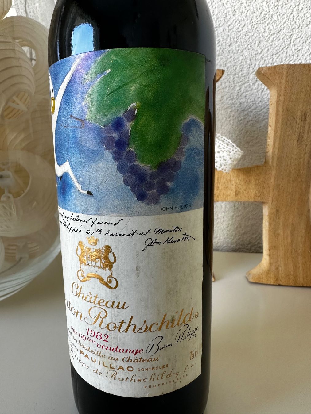 Mouton Rothschild Vino: Château Mouton Rothschild 1982 – Nuovo (secondo la descrizione) da Yens venduto da Rilou80 3