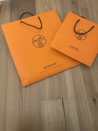 Originale Hermes Papiertaschen, 2 Stk. - Top Zustand!