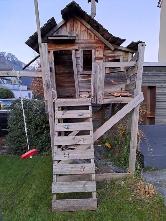 Stelzenhaus aus Holz für Kinder Kaufen auf Ricardo