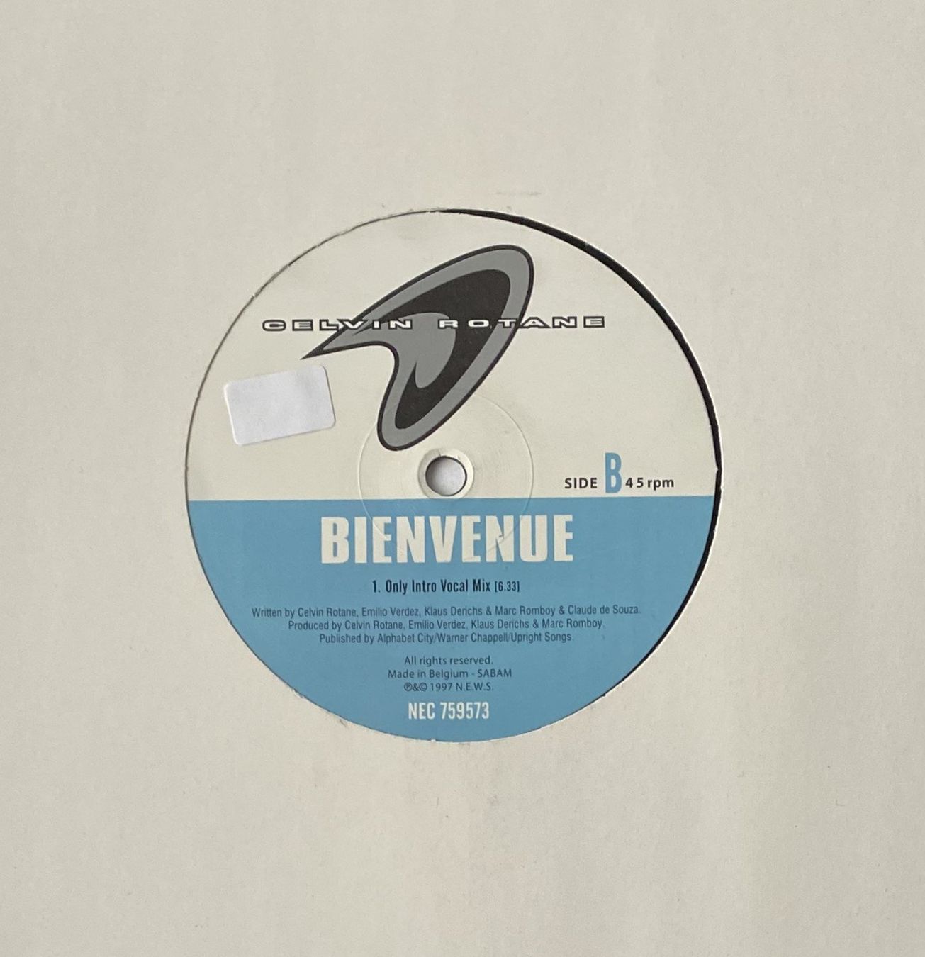 Dischi in vinile: Celvin Rotane, Bienvenue (Trance) – Usato da Flums venduto da Empe1 3
