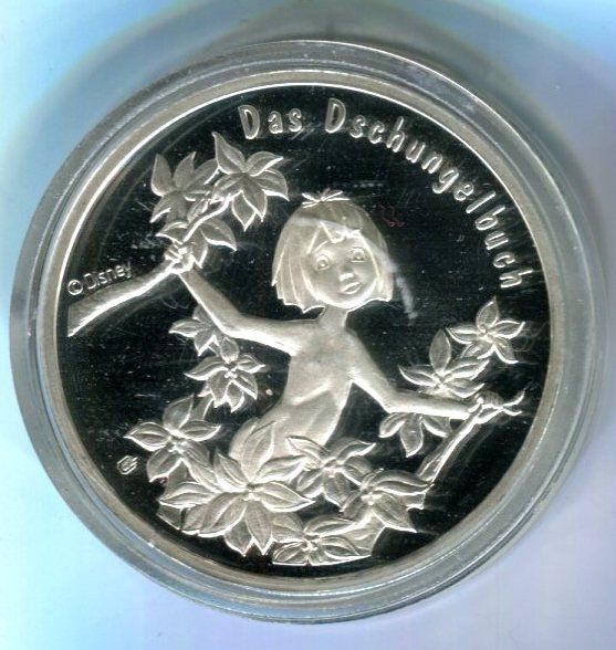 Medaglie: Farbmedaille "Das Dschungelbuch. Mogli". – Nuovo e nell'imballaggio originale da Basel venduto da Butsch5 1
