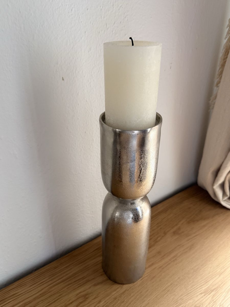 Portacandele: Kerzenständer silber – Usato da Oberstammheim venduto da riis_sz 1