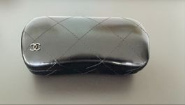 Custodia occhiali CHANEL pelle nera trapuntata 