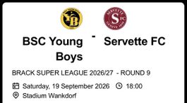 YB - Servette 2 Tickets C9