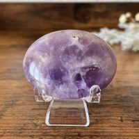 ✲ Amethyst Handschmeichler ✲ 33g /45mm Troststein Palm Stone