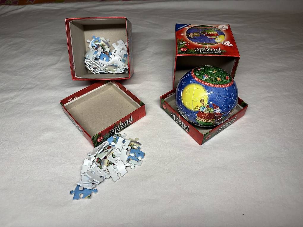 Puzzle: Ravensburger - puzzle 3D boule de Noël  – Usato da Massagno venduto da anickc 1