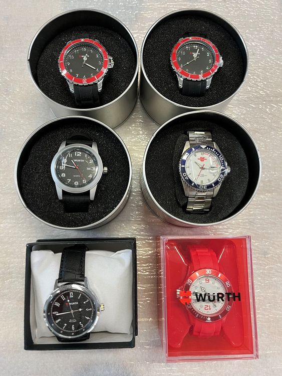 Würth Uhren Sammlung 6 Stk. Neu | Kaufen auf Ricardo