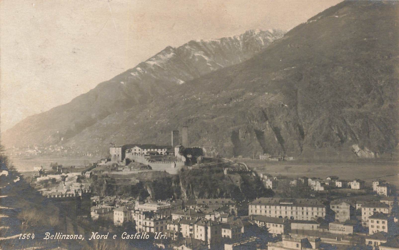 Cartoline postali: Bellinzona nord castello uri – Usato da Biasca venduto da Blenio71