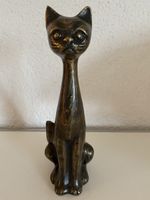 Herzige Katze aufrecht stehend, Bronze Vollguss