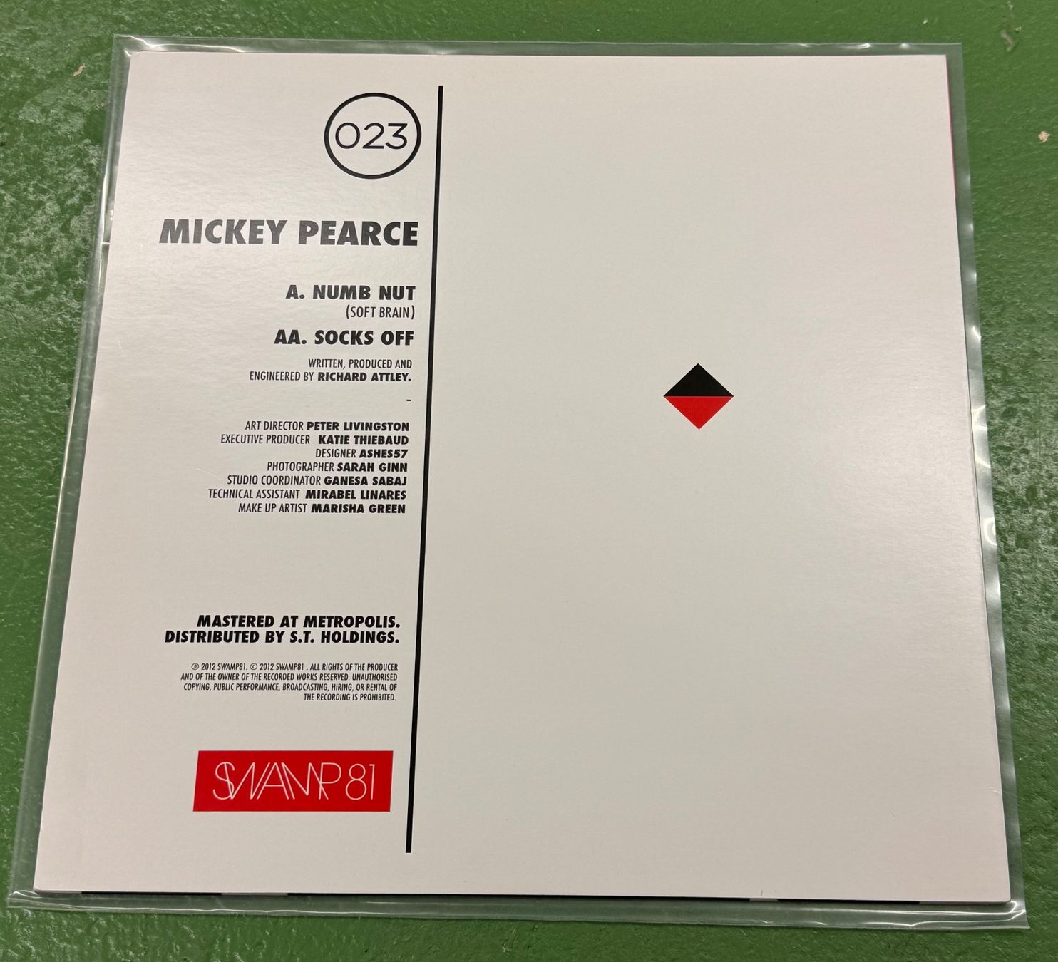Dischi in vinile: Mickey Pearce: Numb Nut  12" (Post-Dubstep) – Usato da Basel venduto da Ostschweiz06 2