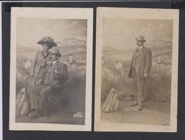 Gütsch Luzern   :   2 alte Photo-Ansichtskarten von 1909