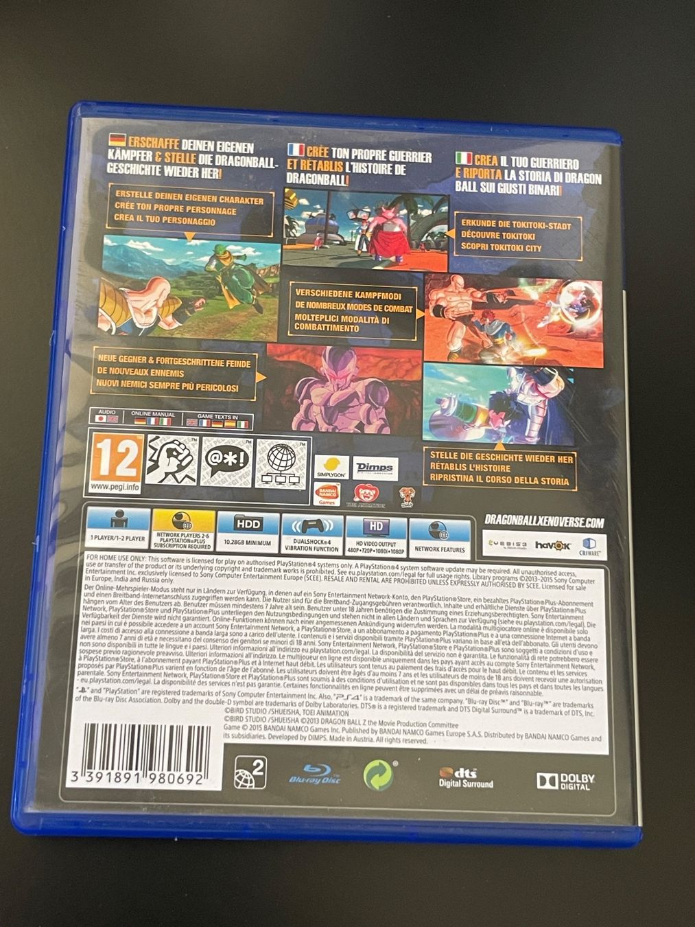 Sony Giochi: PS4 Spiel - Dragonball Xenoverse XV – Usato da Niederwangen BE venduto da m_s13 2