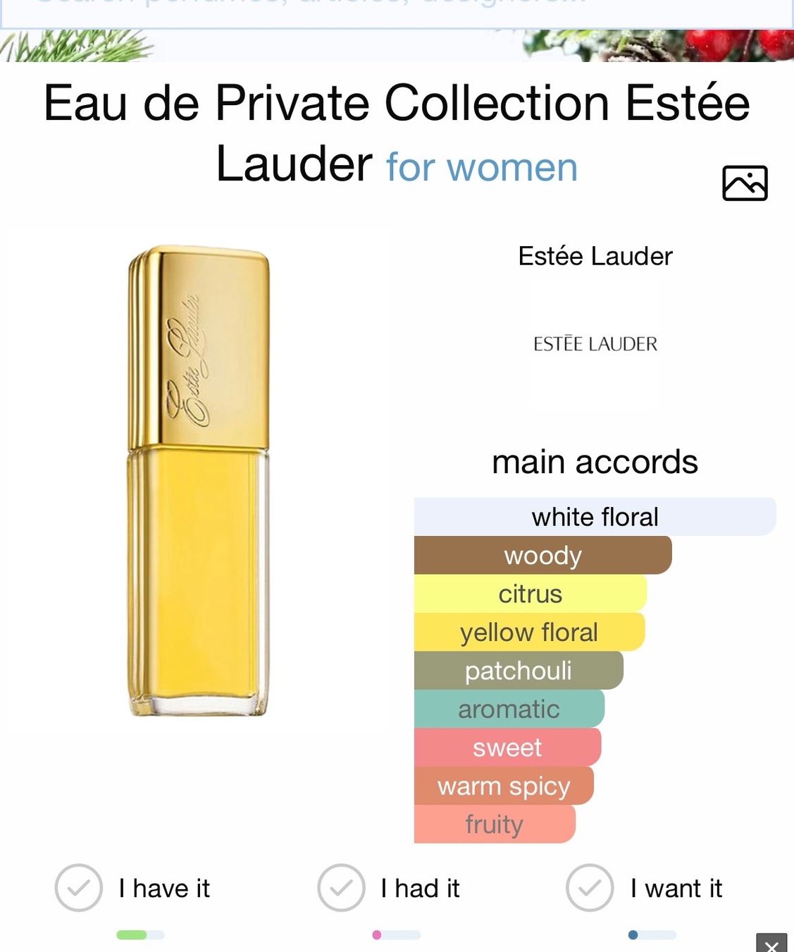 Estée Lauder Profumi & Eau de Toilette: Estee Lauder Eau De Private Collection Duftprobe 2ML – Usato da Zürich venduto da deruja 4