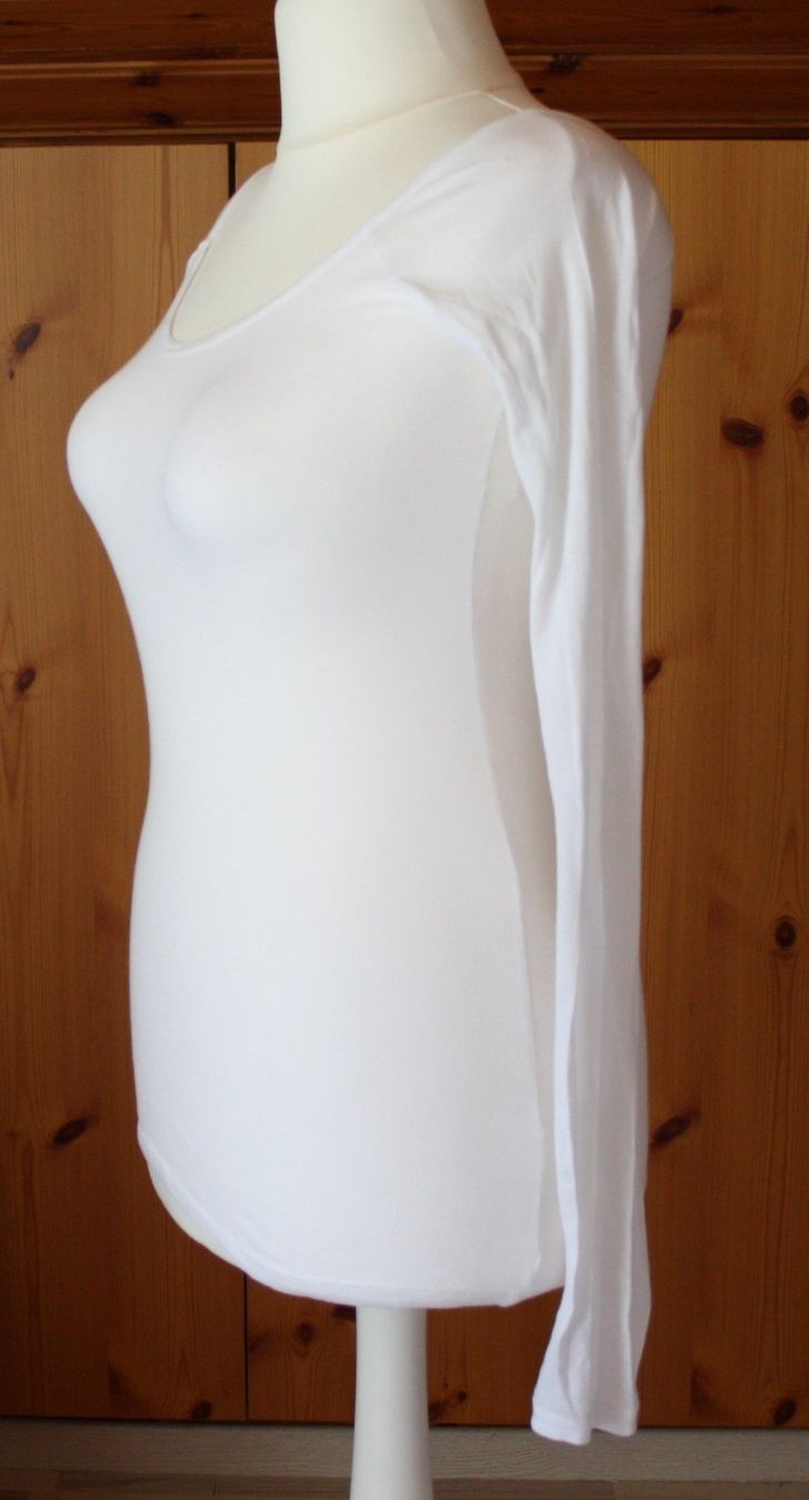 T-shirt: T - Shirt SACK'S weiss Gr. XL – Usato da Flüelen venduto da Diversicum-Curvy 2