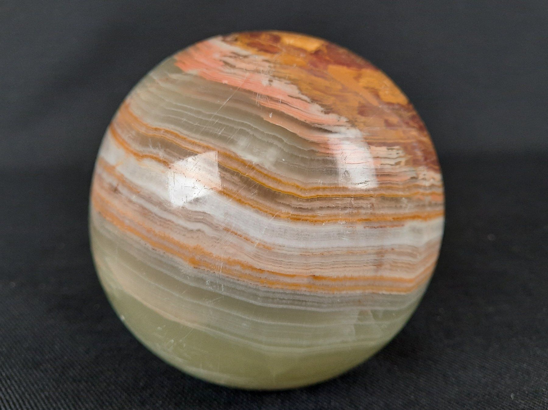 Minerali & Pietre curative: 2 Steinkugeln Onyx – Usato da Beinwil am See venduto da Restwert_Beinwil 4