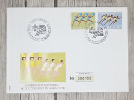 CL09 Enveloppe + Timbre Suisse 1972 / 800 ex