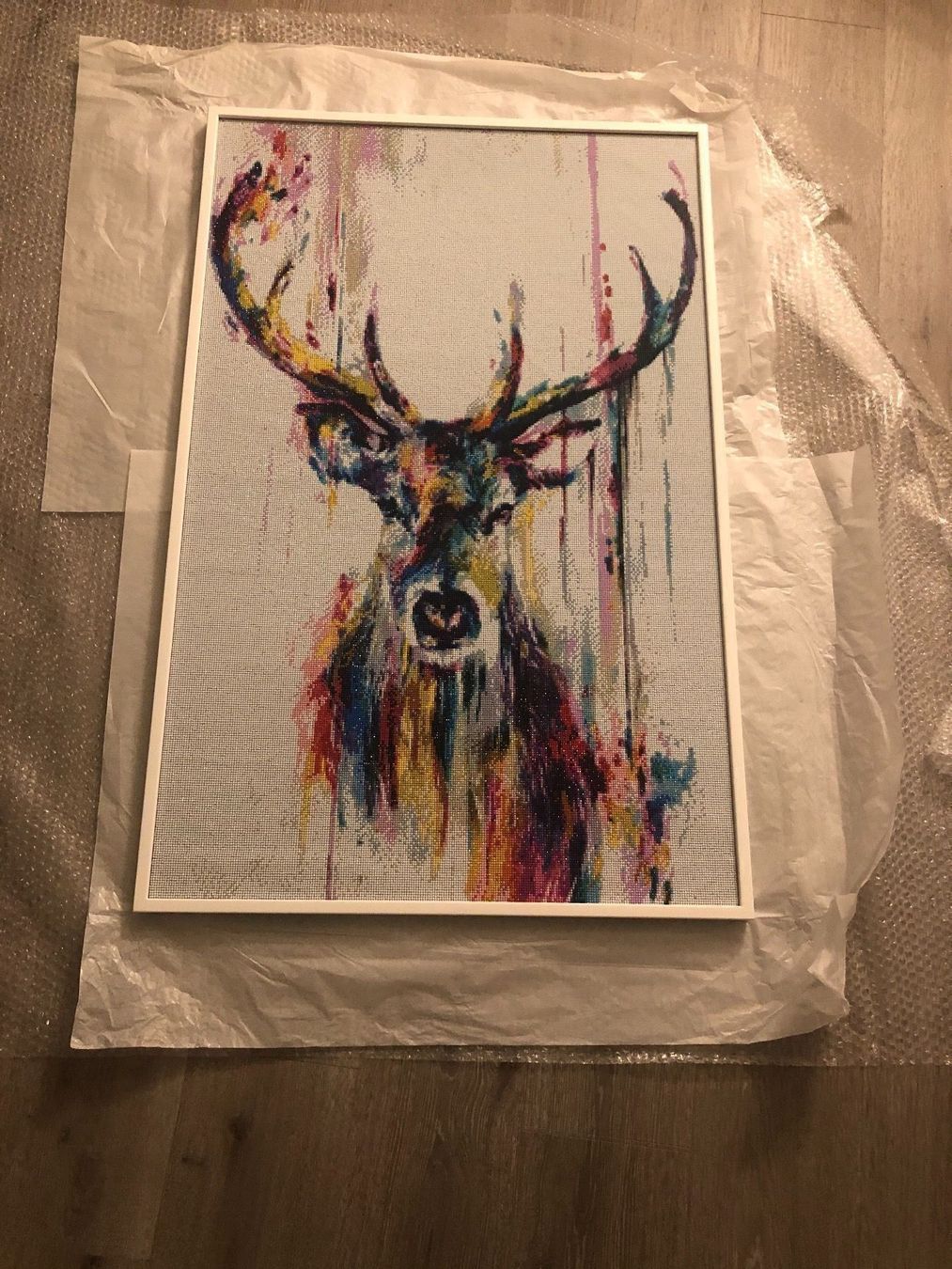 Foto & Immagini: Pixel Pop Art Hirsch Bild   70x 110 – Nuovo e nell'imballaggio originale da Kollbrunn venduto da sHo01