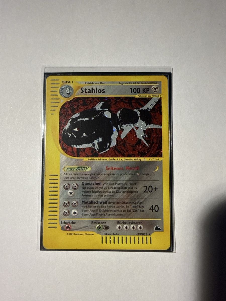 Pokémon Carte collezionabili: Steelix Holo – Usato da Ascona venduto da Prime333389