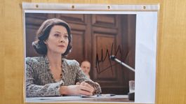 Helen McCrory (James Bond), Original Autogramm auf Foto