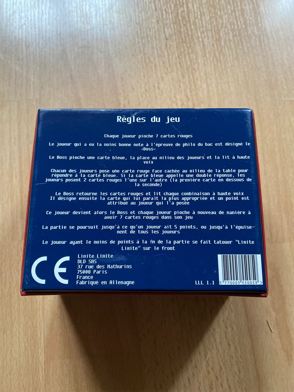 Giochi: Jeu limite limite limite – Usato da La Neuveville venduto da e_perriard 1