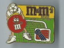 M&M's Pin Fussball WM 1994 USA - Seltenes Sammlerstueck!