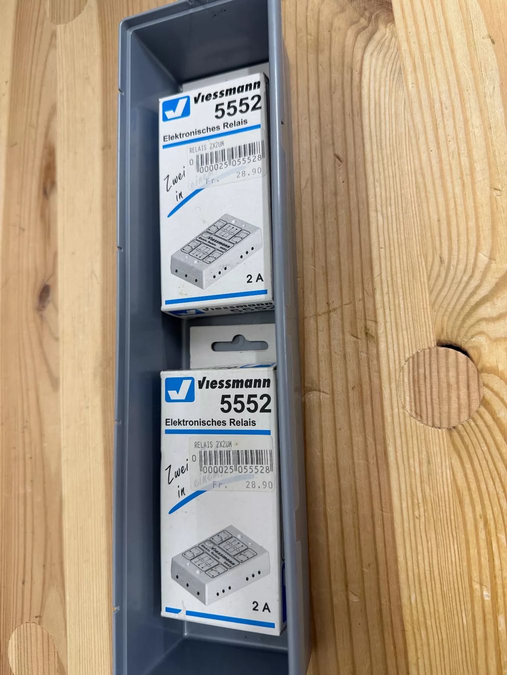 Viessmann Modellini di ferrovie: Viessmann Elektronisches Relais 5552 – Usato da Büsserach venduto da ModellbahnDepot 1