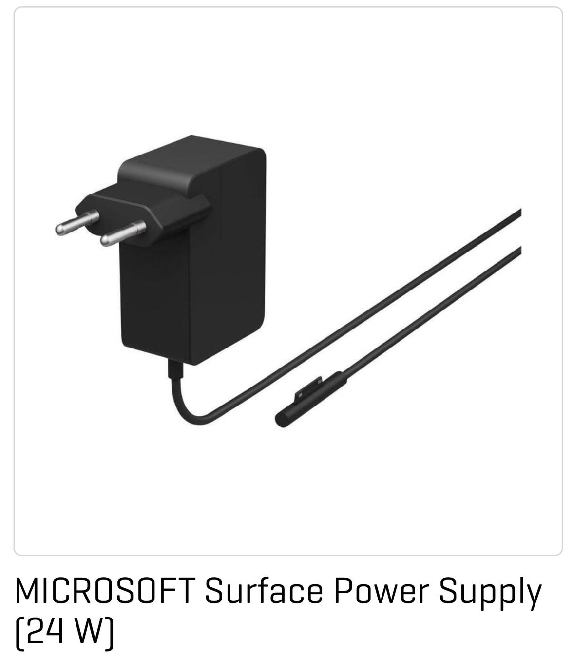 Microsoft Caricabatterie: neues Microsoft Netzteil 24W – Nuovo e nell'imballaggio originale da Necker venduto da liq24