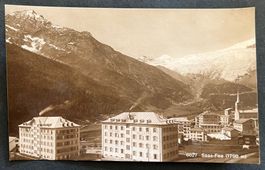 Saas-Fee/ Hotels, Grand Hotel Bellevue/ ca. 1920