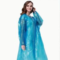 Einweg Regenmantel Regen Schutz Regenschutz Poncho