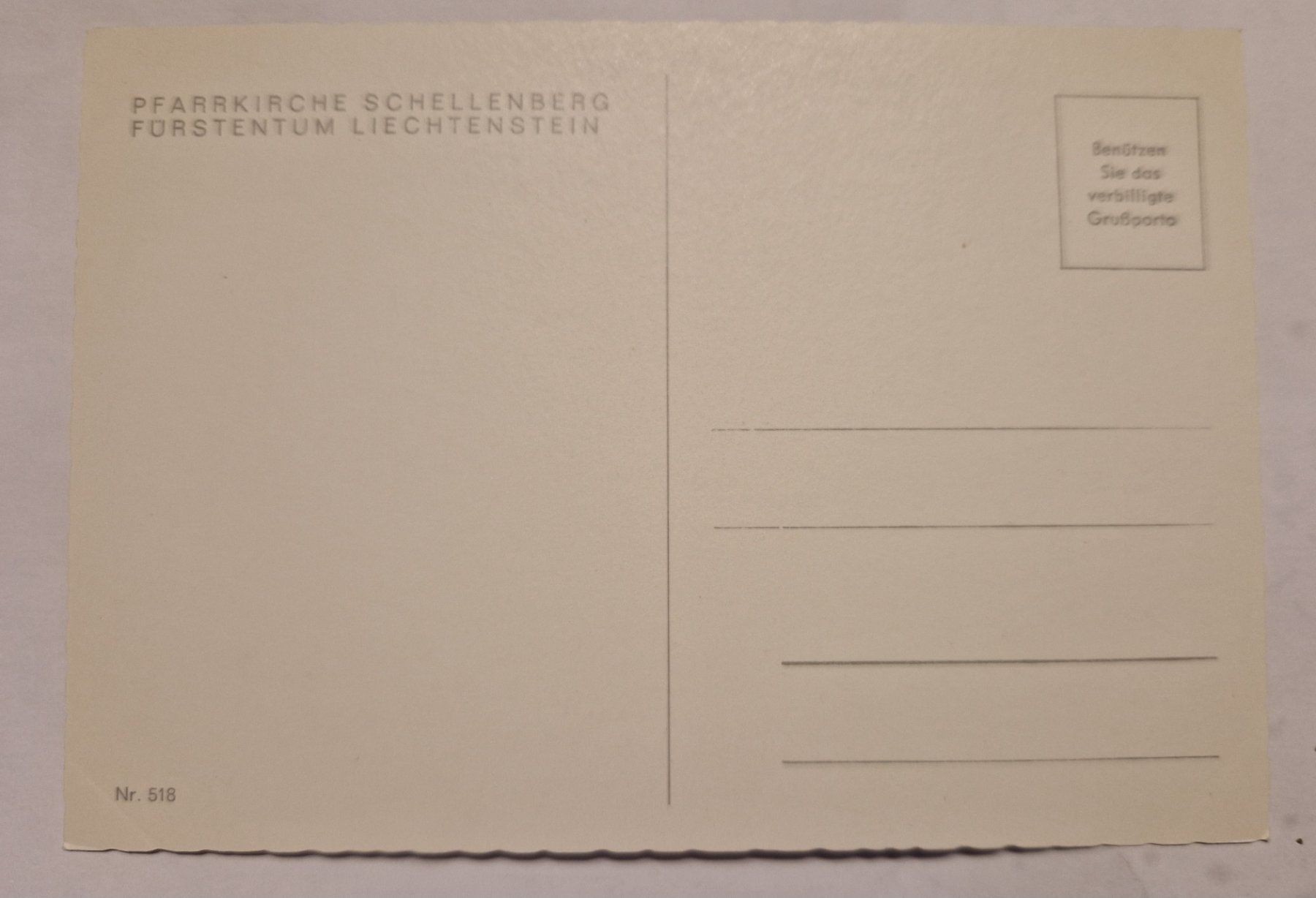 Cartoline postali: Pfarrkirche Schellenberg FL innen – Nuovo (secondo la descrizione) da Melchnau venduto da Fishel 1