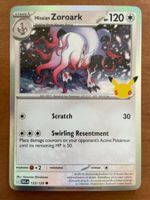 Pokemon Hisuian Zoroak Holo 30 Jahre (Versand gratis)