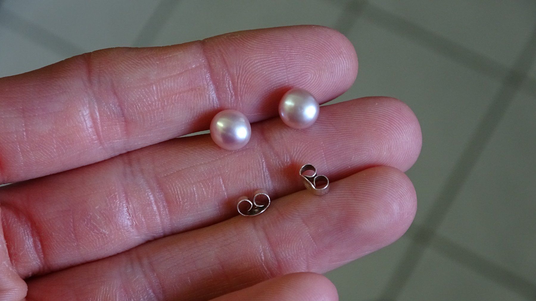 Orecchini pendenti & Orecchini a lobo: Natural Pink Earrings Perlen – Nuovo (secondo la descrizione) da Bévilard venduto da Yougems 7