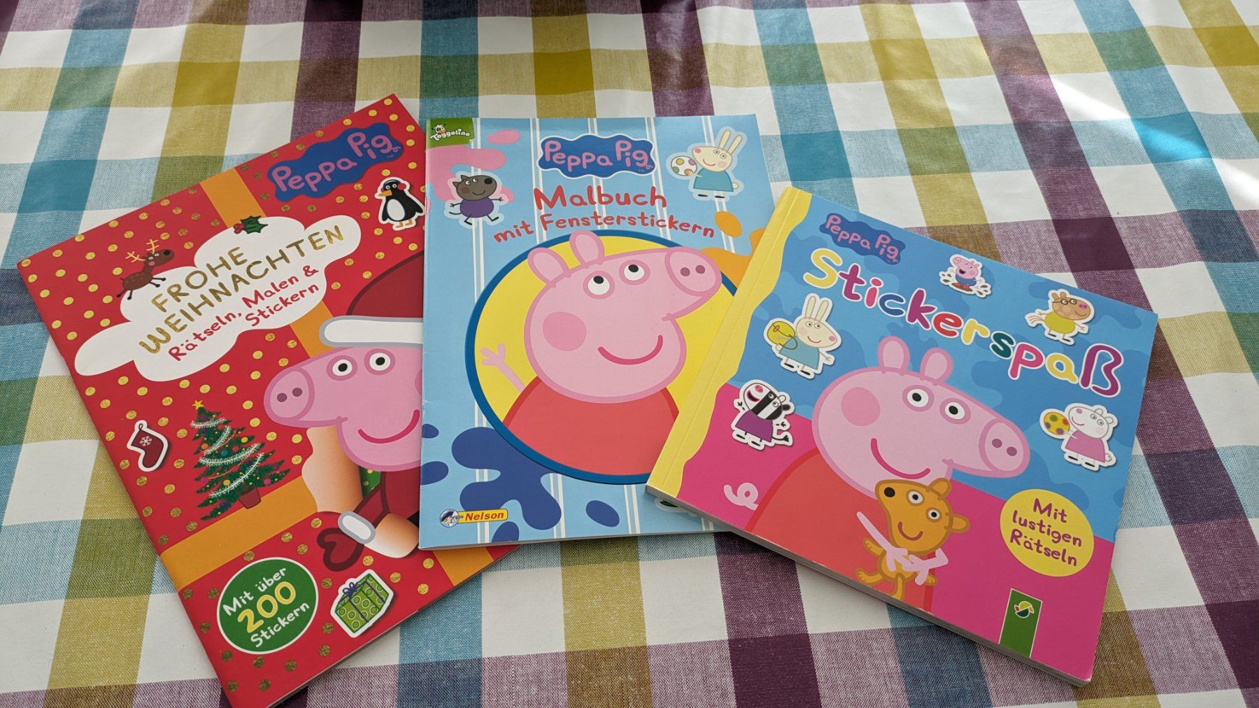Libri: Malbuch / Rätselblöcke Set - Peppa Pig - Peppa Wutz – Usato da Staufen venduto da Fleby84