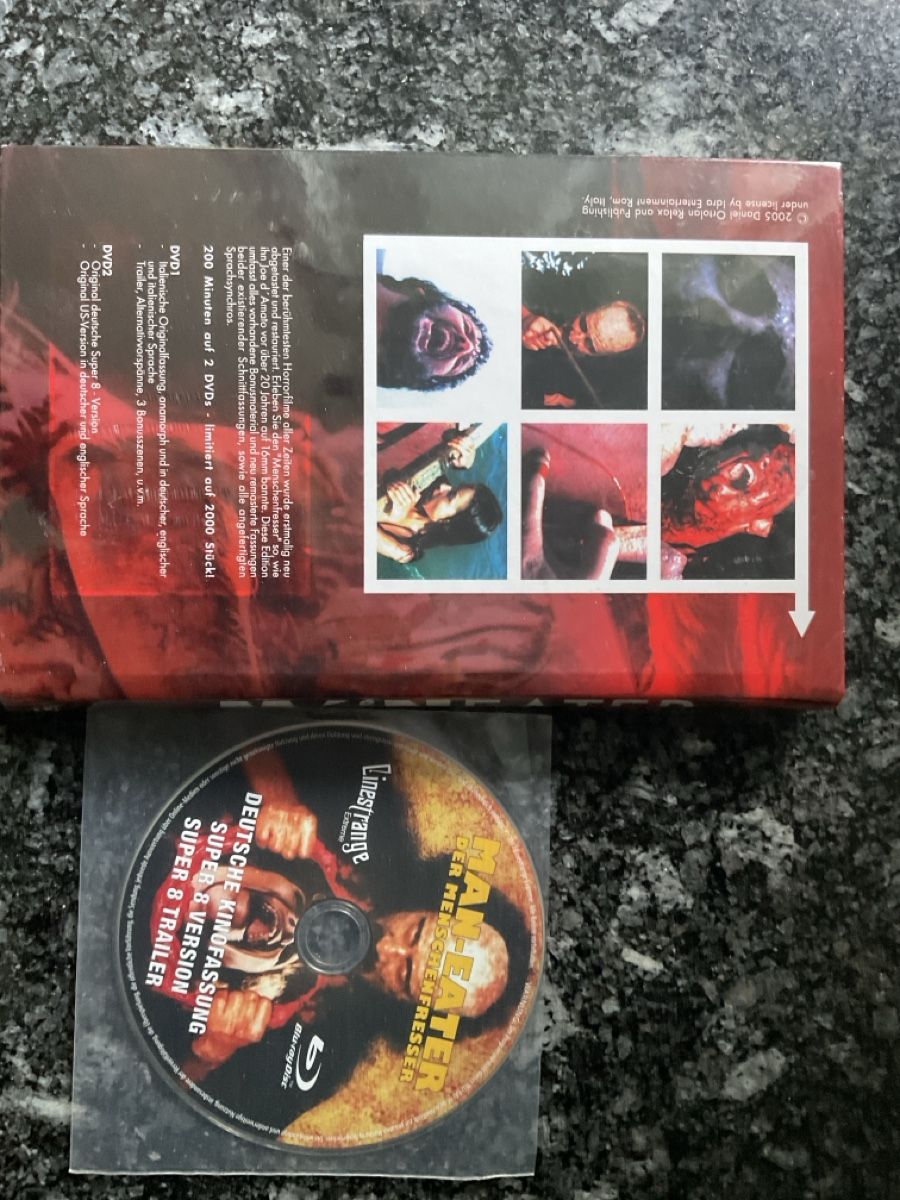 Tous les DVDs: Man-Eater Der Menschenfresser Hartbox – Neuf (Voir description) à Windisch par Kamalun 1