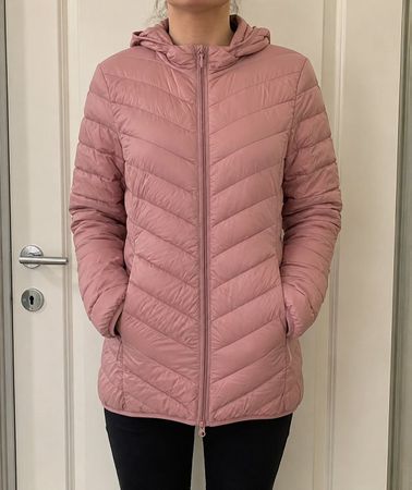 Damen Daunenjacke – Altrosa (Dusty Rose), Grösse M
