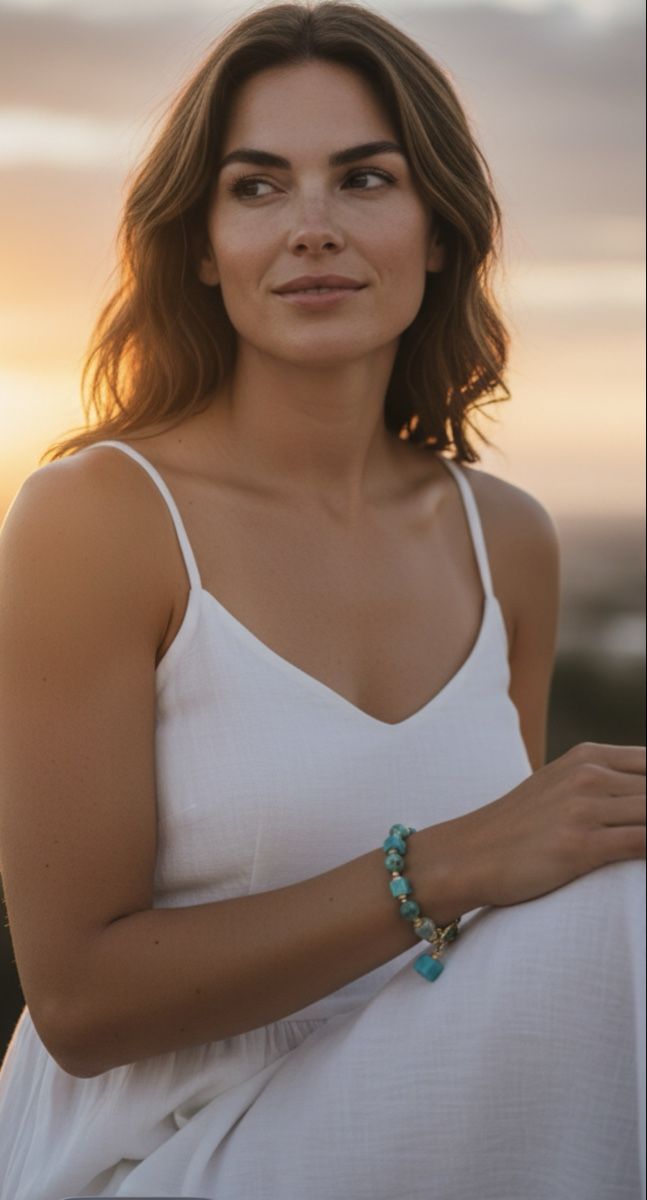 Bracciali & Braccialetti: Armband mit Jaspis Perlen . Handarbeit  – Nuovo e nell'imballaggio originale da Kriens venduto da Hortensie6 2