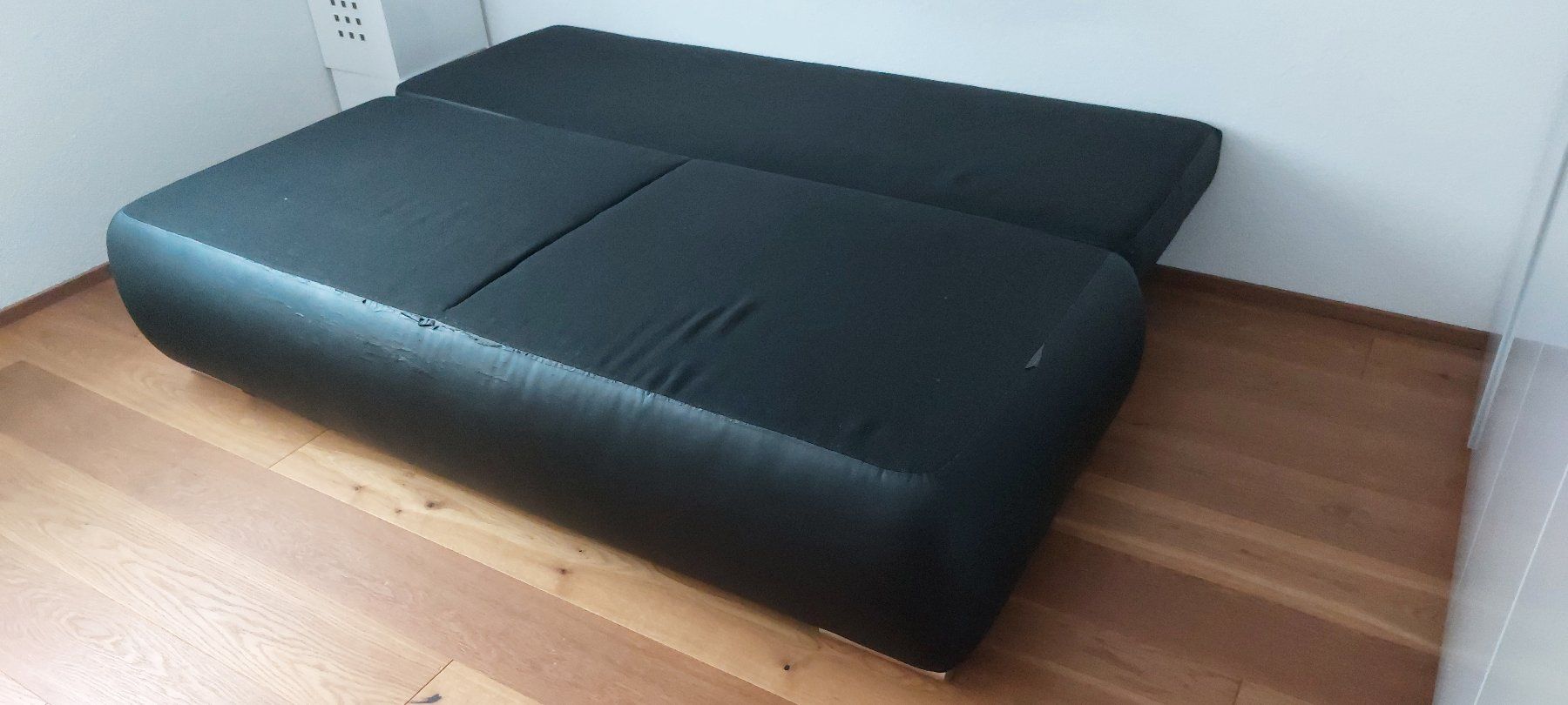Divani: Bettsofa schwarz Stoff mit Stauraum – Usato da Grabs venduto da martin2230 3