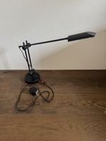 Schreibtischlampe schwarz verstellbar mit Trafo gebraucht