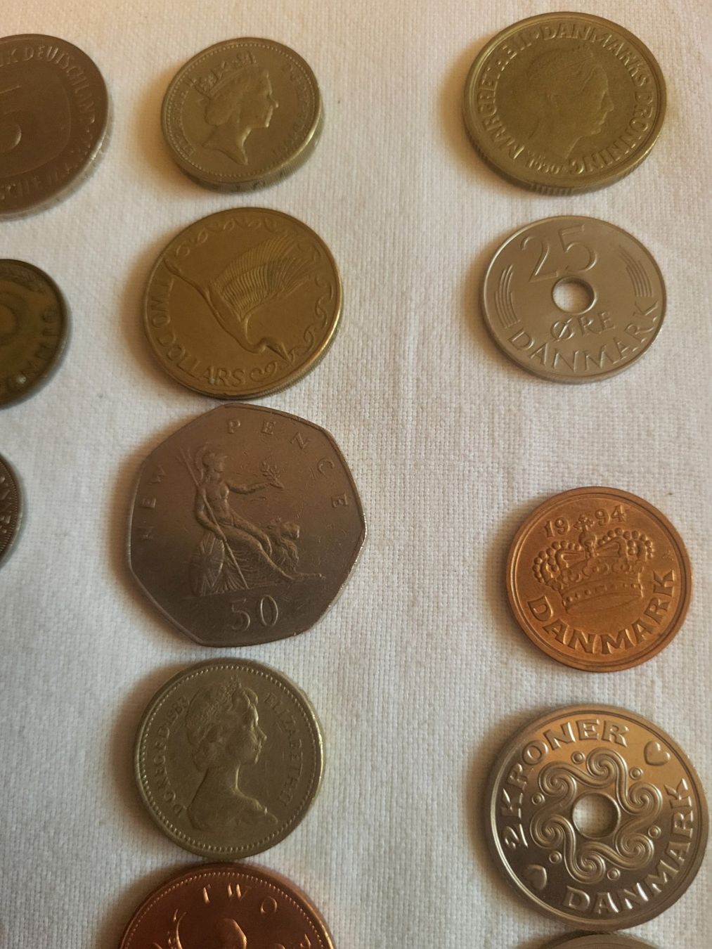 Alle Münzen: Alte Münzsammlung plus 1 Note – Gebraucht aus Guggisberg von Aegertenlehn 2