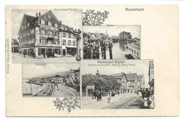 Rorschach (SG) Restaurant Signal - Hafen-Bahnhof - 1907