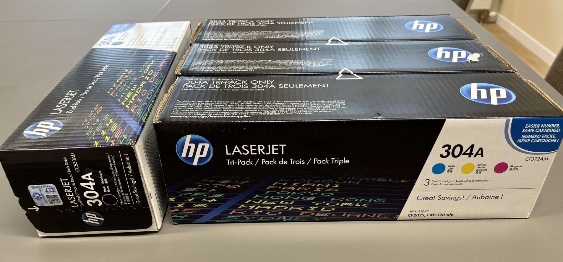 Hewlett Packard Druckerpatronen & Toner: Toner Set HP 304A – Neu und originalverpackt aus Au ZH von McMunk