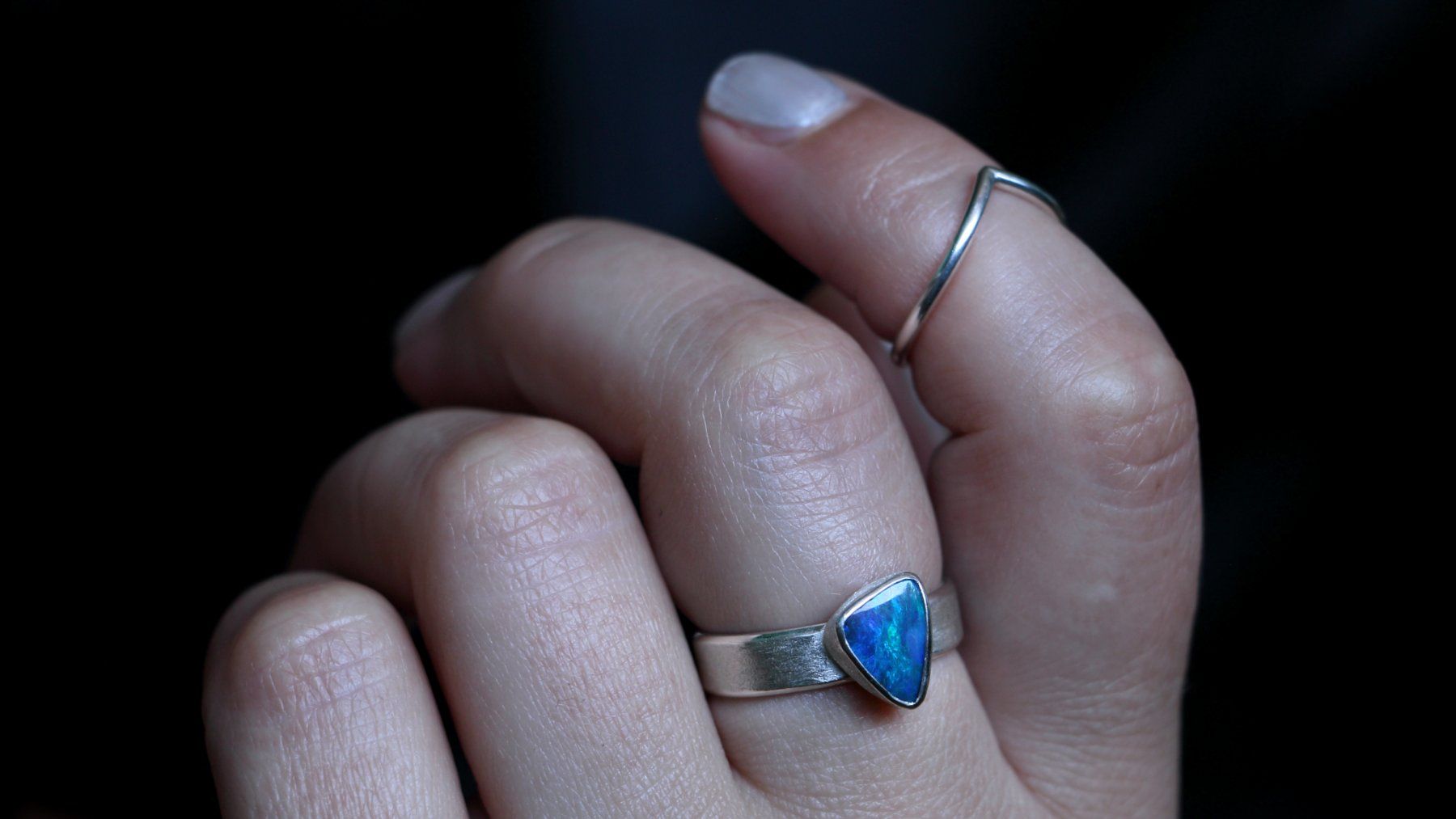 Ringe: MARIS ASTRALIS Silberring mit Australischem Opal · EU 58 – Neu und originalverpackt aus Bern von OSONO.Design 6