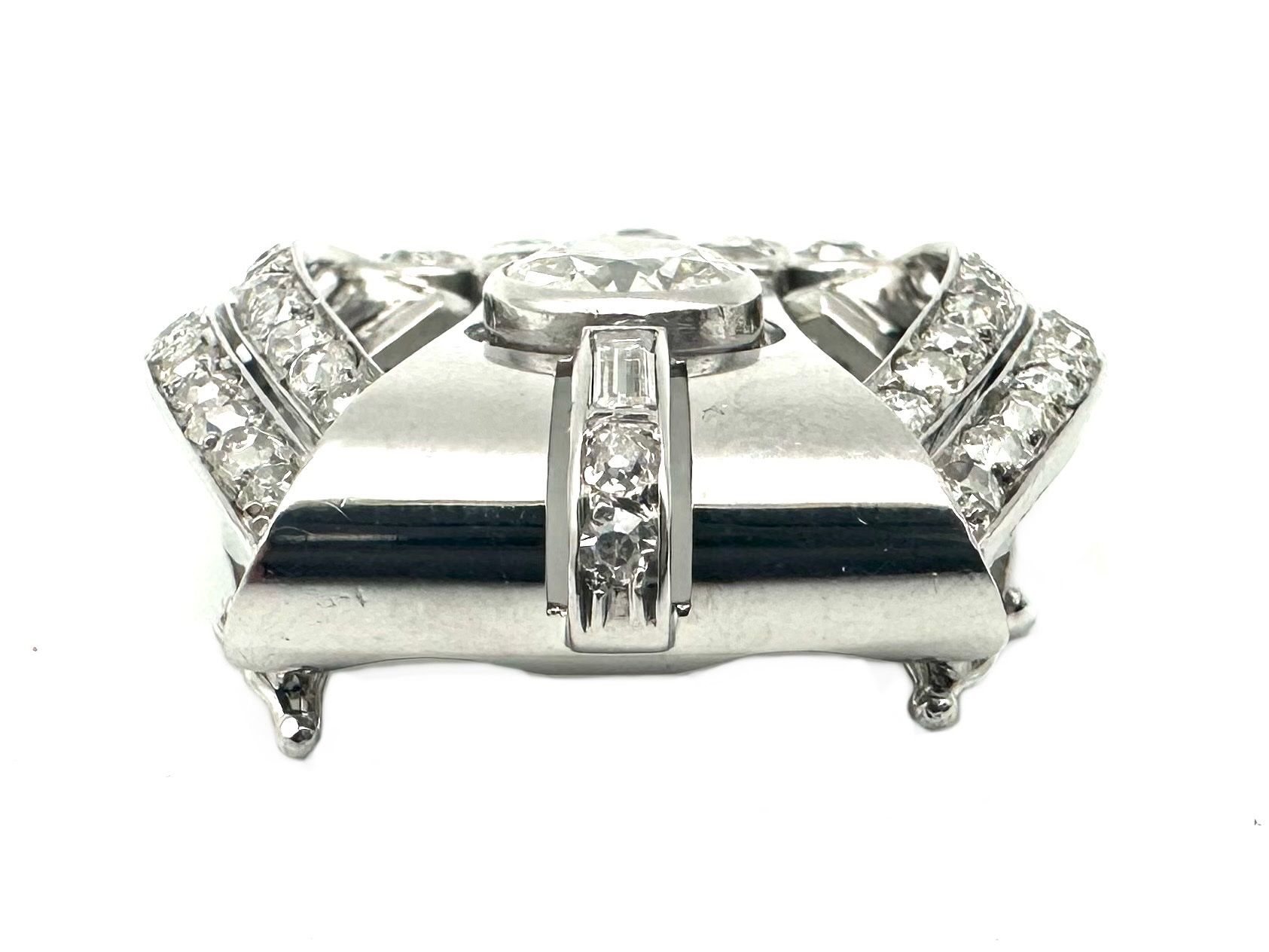 Ciondoli: Pendentif Art-Déco platine et diamants – Usato da Renens VD venduto da Diademe.sarl 5