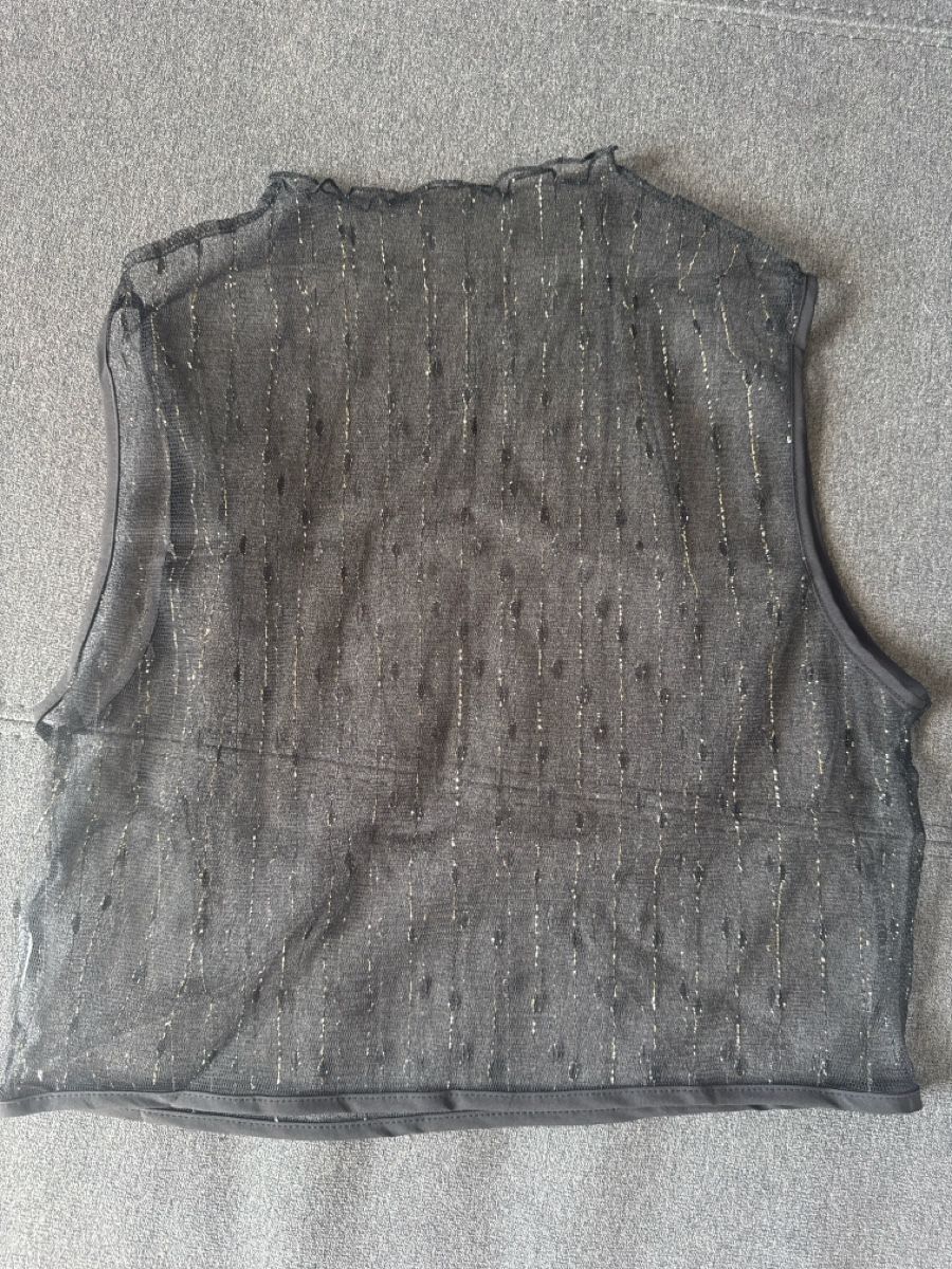 Camicette: Dirndl Bluse kurz schwarz transparent  – Usato da Bülach venduto da Mellinchen30