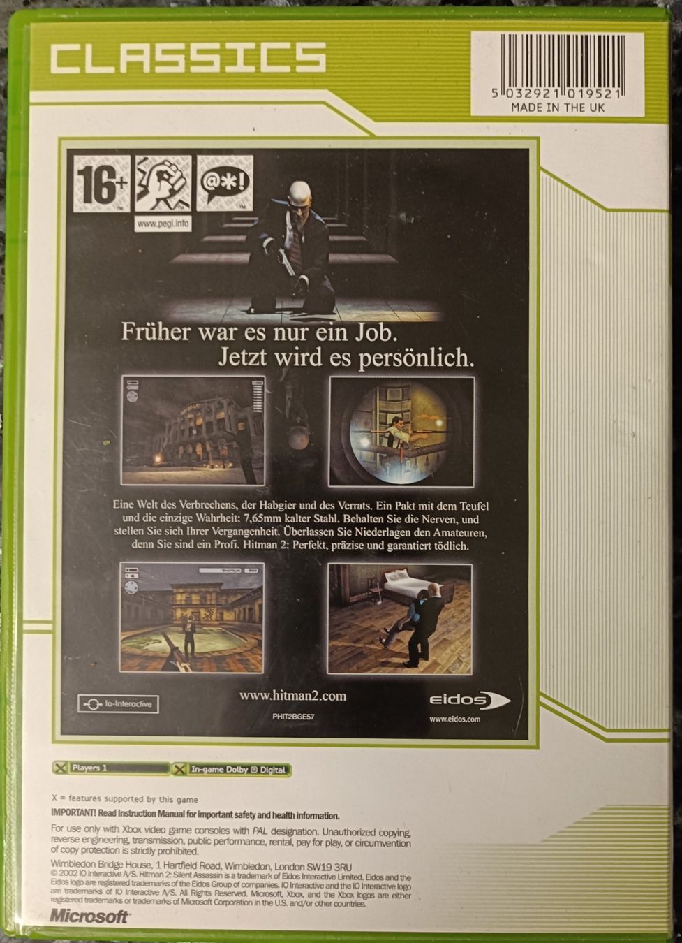 Giochi: Hitman 2 - Silent Assassin - Xbox Classics – Usato da Interlaken venduto da M.Sturm 2