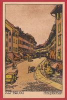BRUGG, HAUPTSTRASSE, KÜNSTLERKARTE